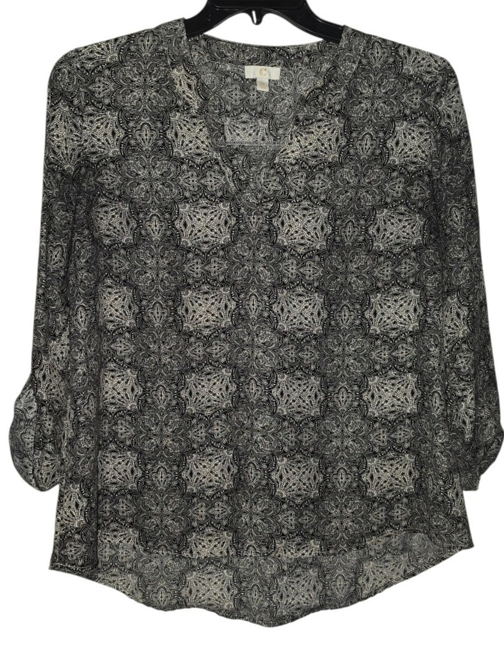 Charming Charlie 3/4 Sleeve Blouse Size XL